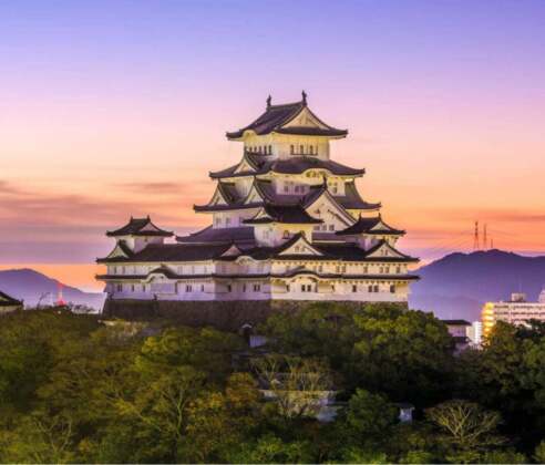 himeji castle view